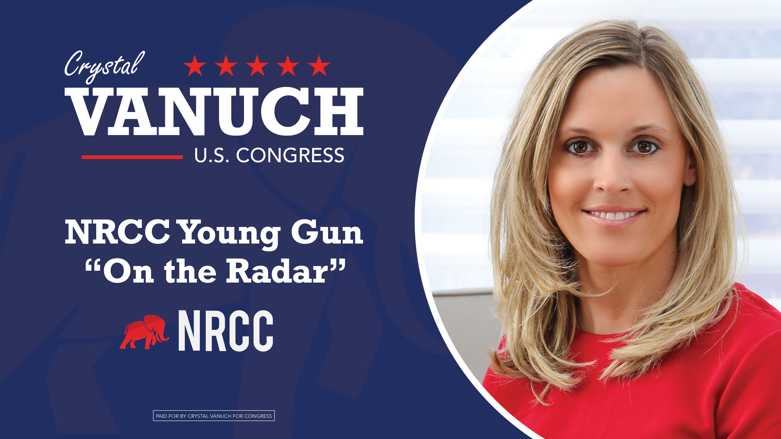 Featured image for “NRCC Announces Crystal Vanuch as “On the Radar” Candidate in Young Guns Program”